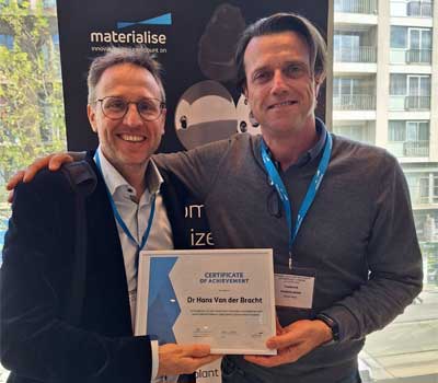 Certificate of Achievement van Materialise